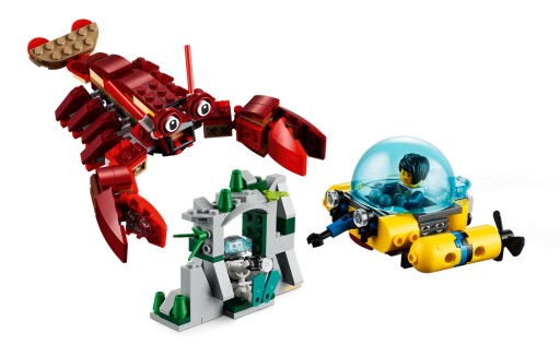 LEGO 31130 CREATOR 3IN1 ЭКСПЕДИЦИЯ ЗА ЗАТОНУЩИМ СОКРОВИЩОМ