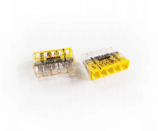 WAGO QUICK CONNECTOR РАЗЪЕМЫ ДЛЯ ПРОВОДА 5x2,5 НАБОР ИЗ 10 ШТ.