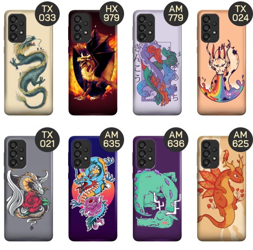 ETUI DO SAMSUNG GALAXY A33 5G WZORY SMOKI DRAGON TANIEC SMOKÓW OBUDOWA CASE