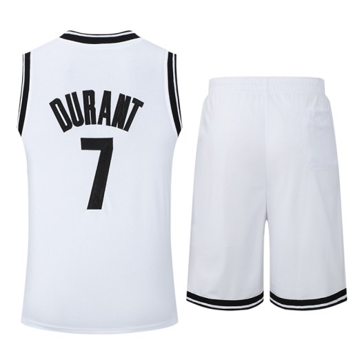 NETS NO. 7 DURANT EMBROIDERED JERSEY KOSZULKA DO KOSZYKÓWKI KOMPLET