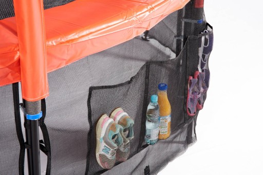 Садовый батут Jumpi 312 см/10 футов Maxy Comfort Plus, красный, для использования в помещении