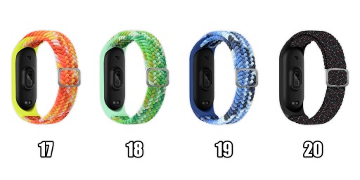 Ремешок с пряжкой для Xiaomi Mi Band 3/4 - 20 ЦВЕТОВ