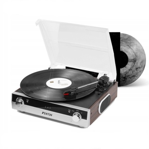 Проигрыватель с динамиками BT, преобразование USB + VINYL