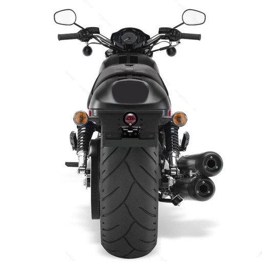 Retro motocyklowe światło tylne światła hamowania