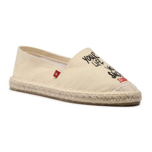 Big Star Espadryle damskie beżowe materiałowe lekkie wsuwane 39
