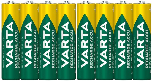 Аккумуляторные батареи VARTA R3 AAA 1000мАч R2U 8 шт.