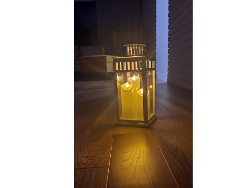 Вставка для свечи LED CANDLE, БЕЛАЯ, 17,5 см.