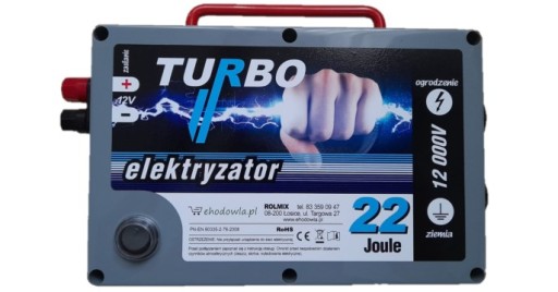 Электрическая овчарка TURBO 22J 12V 230V ЗАБОРЫ