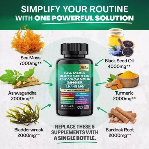 Комплекс Dynamic Vitality: мультивитамины с морским мхом и мощное мумие
