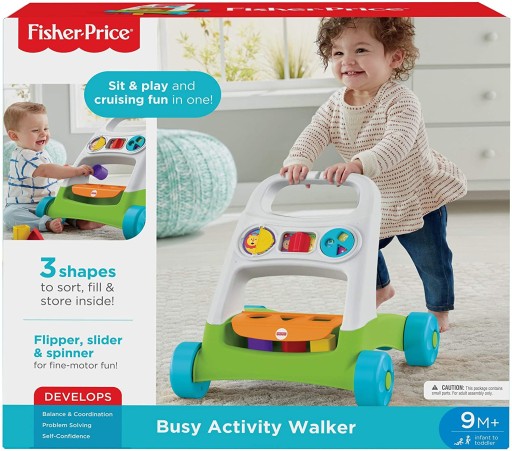 СОРТИРОВКА FISHER PRICE FIRST WALKER PUSH SORTER FYK65
