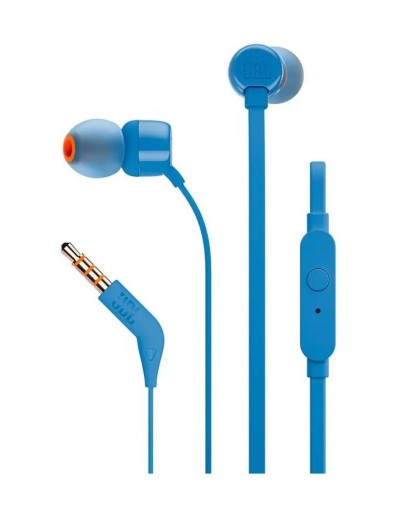 JBL T160 / T160 / PRZEWODOWE SŁUCHAWKI DOKANAŁOWE / NIEBIESKIE / BLUE