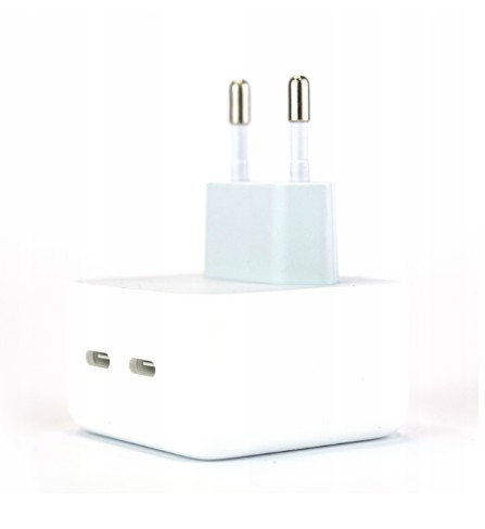 БЫСТРОЕ ЗАРЯДНОЕ УСТРОЙСТВО 2x USB-C + КАБЕЛЬ LIGHTNING USB-C