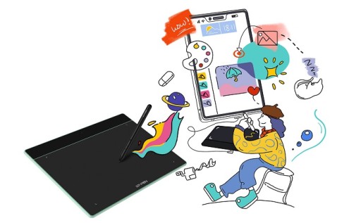Графический планшет XP-Pen Deco Fun L 8192st 5080 LPI