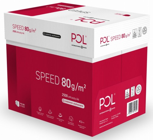 Бумага для ксерокса Polspeed А4 80г - 5 шт.