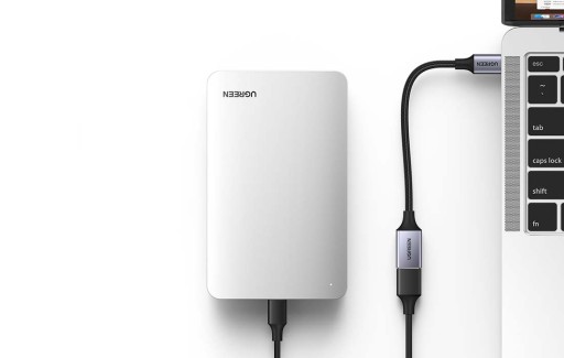 UGREEN АДАПТЕР OTG КАБЕЛЬ-АДАПТЕР USB-C 3.0 НА USB A 5 Гбит/с 15 см