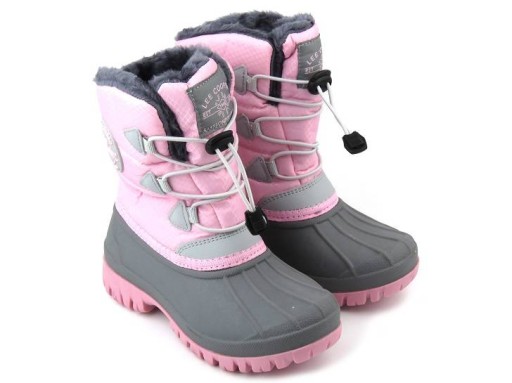ДЕТСКИЕ СНЕЖНЫЕ БОТИНКИ LEE COOPER 0518K ТЕПЛЫЙ РОЗОВЫЙ