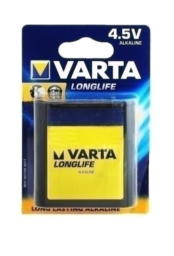 Щелочная батарейка 3LR12 VARTA LONGLIFE 4,5V R12 B
