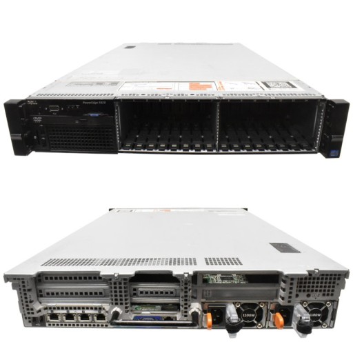 Стоечный сервер Dell PowerEdge R820, 4 процессора Intel Xeon E5-4657L V2, 2,40 ГГц, 12-C 16