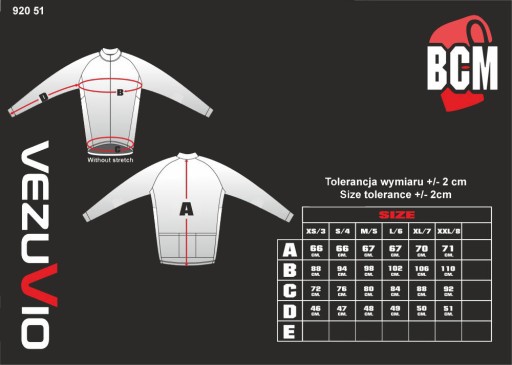 Женская велосипедная толстовка Vezuvio Cavana 1 размер XXL