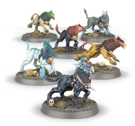 WH AoS — Гриф-гончие Stormcast Eternals