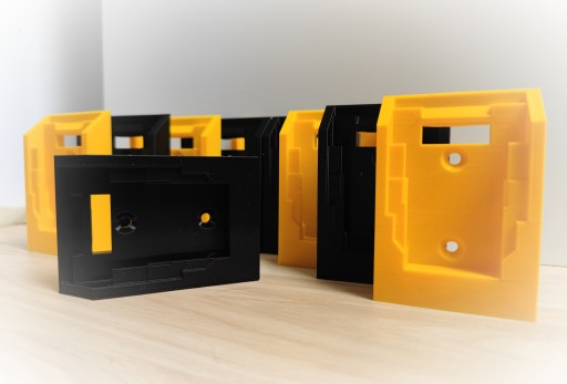 Аккумулятор Dewalt, 6 шт., держатели для аккумуляторов, аккумулятор 18 В, 54 В, 60 В, 3 желтых, 3 черных