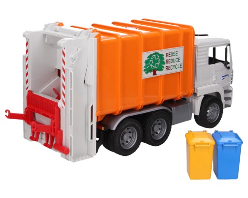 Мусоровоз MAN TGA TOY с задней загрузкой