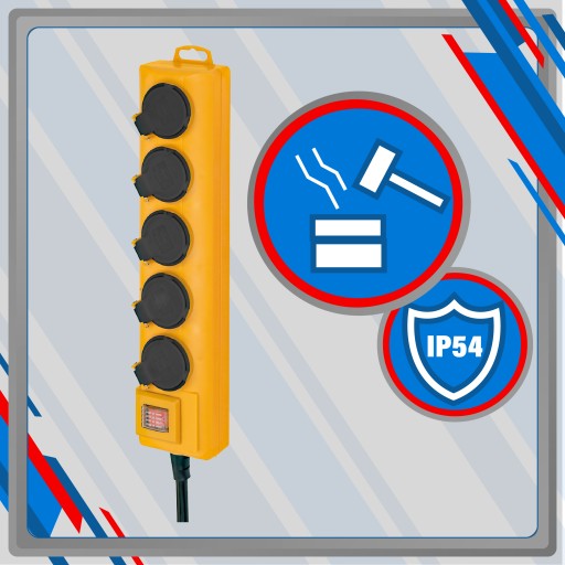 Удлинитель для строймастерской 5г 2м IP54