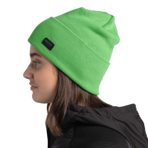 Buff czapka zimowa ciepła dzianina lifestyle Niels Knitted Mint