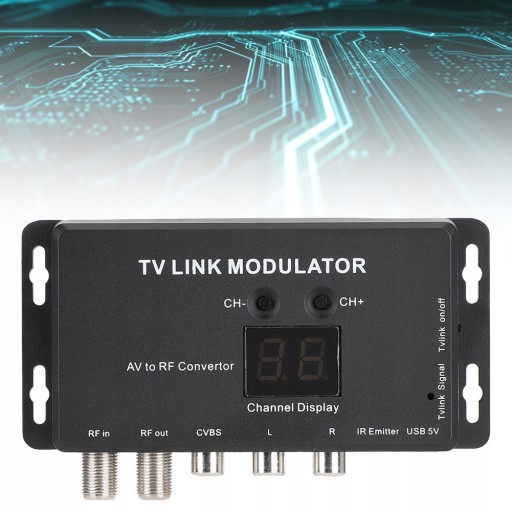Модулятор UHF TV LINK s-TM70 Преобразователь AV в RF IR
