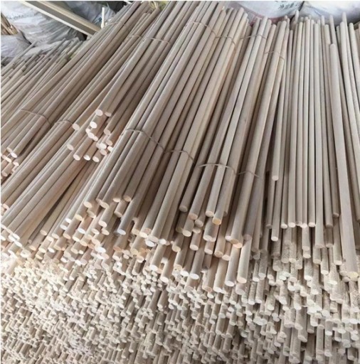 Kołek bukowy gładki 100 cm 8mm drążek drewniany