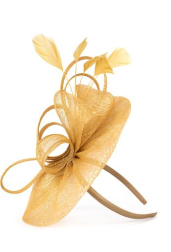 Allison toque fascinator - с перьями, свадебный, элегантный Lavender