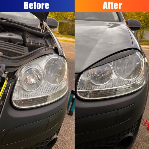 ГЛЯНЦЕВАЯ ФАРА КОРИЧНЕВАЯ VOLKSWAGEN GOLF MK5
