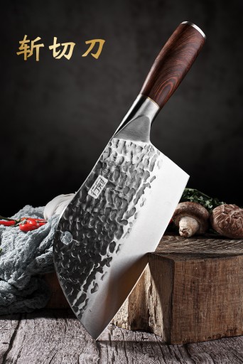 Китайский поварской нож AR11 ручной ковки.