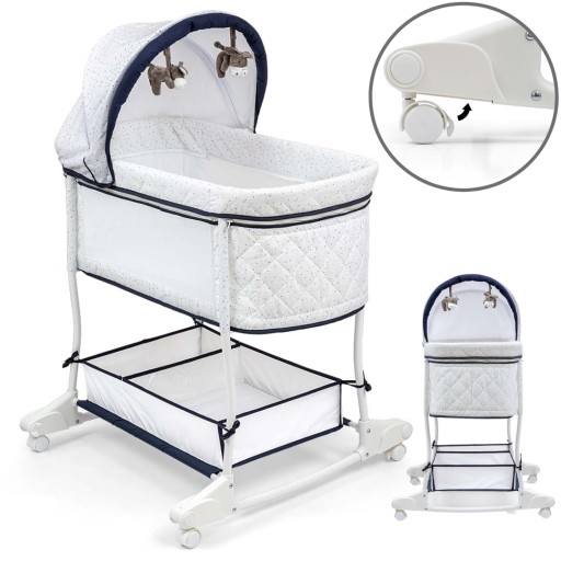 MILLY MALLY 5430 Колыбель Dream On - ПРОСТОЙ СЕРЫЙ