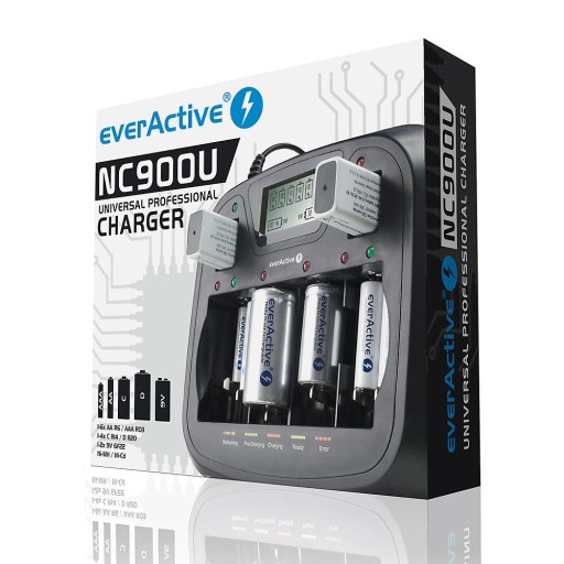 Зарядное устройство Everactive NC-900U NC900U 9 В Ni-Cd Ni-MH EV-0NC0-0900-0U 6 9В