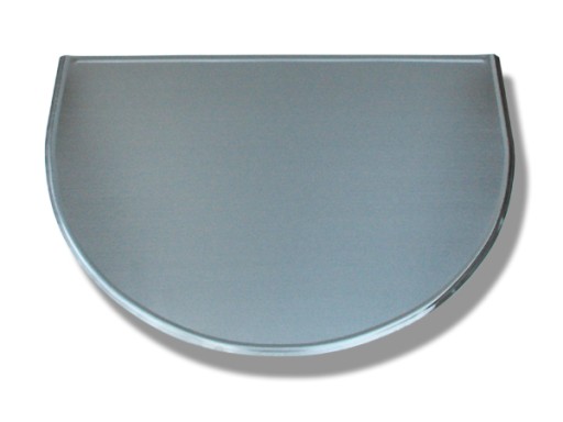 blacha przed kominek stal nierdzewna 80x60cm C