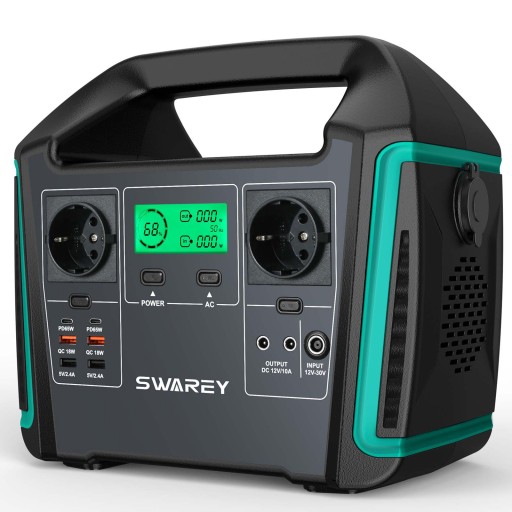 POWER BANK SWAREY S1000 1000 Вт 201600 мАч СОЛНЕЧНАЯ СТАНЦИЯ TYPE-C + СОЛНЕЧНАЯ СТАНЦИЯ 200 Вт