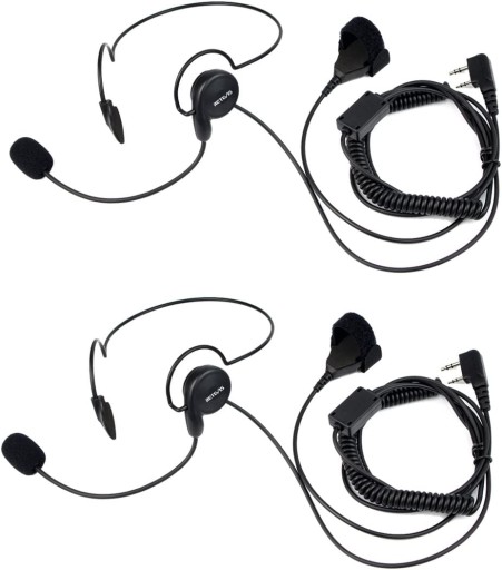 Наушники Retevis Walkie Talkie с микрофоном 2 шт.