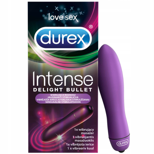 Мини-вибратор DUREX Intense, массажер Delight Bullet