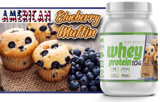 Сывороточный протеин 104 BLUEBERRY-Muffin American Tastes