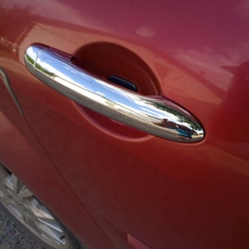 Renault Megane 02 - 2008 хромированные накладки на ручки дверей