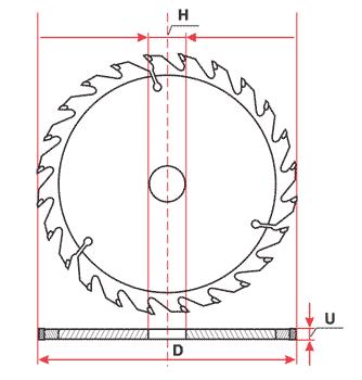 WIDIA ДИСК ДЛЯ ДРЕВЕСИНЫ 180/22,2 T60 INTER