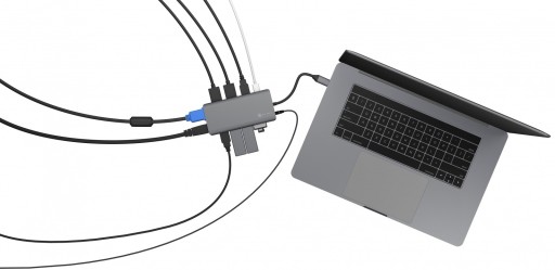 Док-станция 12-в-1, совместимая с Thunderbolt 3