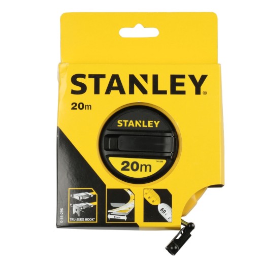 ИЗМЕРИТЕЛЬНАЯ ЛЕНТА STANLEY 20М ИЗ СТЕКЛОСТЕКЛА FATMAX 0-34-296