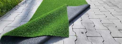 Ковер из искусственной травы Miami Verde 1м Зеленый Плотный Высокий из рулона САД
