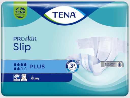 Подгузники Tena Slip Plus для взрослых, размер М 1 шт.
