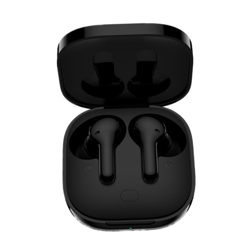 Bezprzewodowe słuchawki douszne Wbudowane 4 mikrofony z bezprzewodowym etui do ładowania Bluetooth, czarne