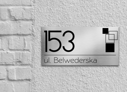 TABLICZKA na dom TABLICA Adresowa NUMER DOMU wz 91