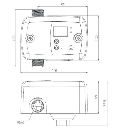 SWITCHMATIC 1 ПРЕОБРАЗОВАТЕЛЬ ДАВЛЕНИЯ LCA