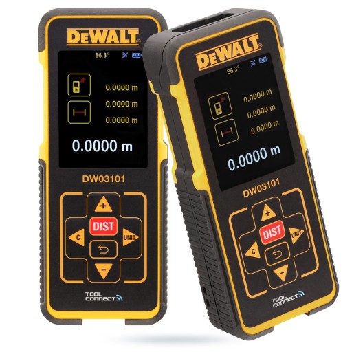 Лазерный дальномер Dewalt DW03101 со степенью защиты IP65, 100 м